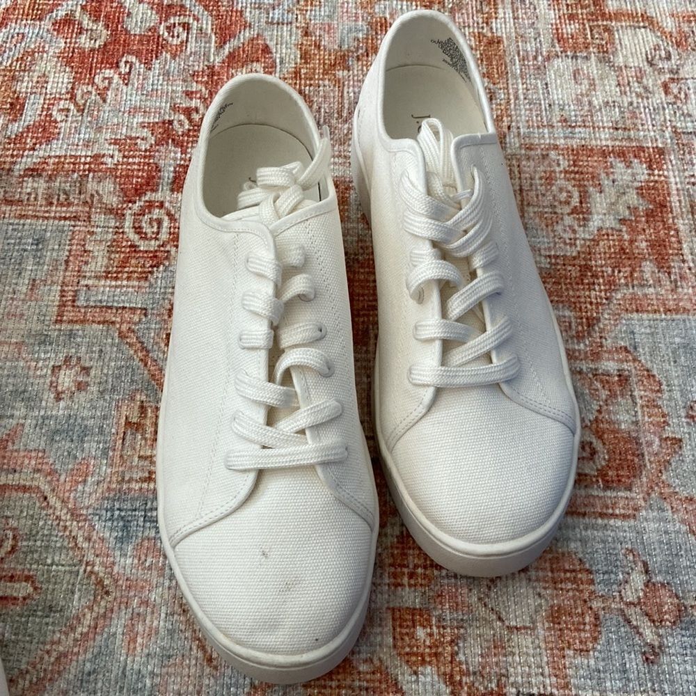 J. Crew Platform sneakers with stripe - Picture 6 of 9